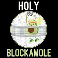Holy Blockamole Funny Volleyball Block Avocado N Girls Wool Snapback Cap