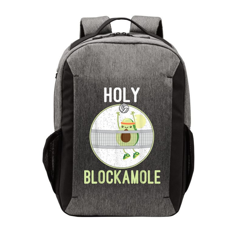 Holy Blockamole Funny Volleyball Block Avocado N Girls Vector Backpack