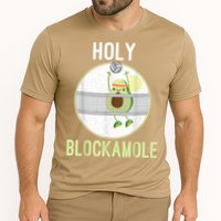 Holy Blockamole Funny Volleyball Block Avocado N Girls Cooling Performance Crew T-Shirt