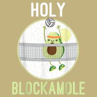 Holy Blockamole Funny Volleyball Block Avocado N Girls Cooling Performance Crew T-Shirt