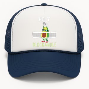 Holy Blockamole Funny Volleyball Block Avocado Trucker Hat