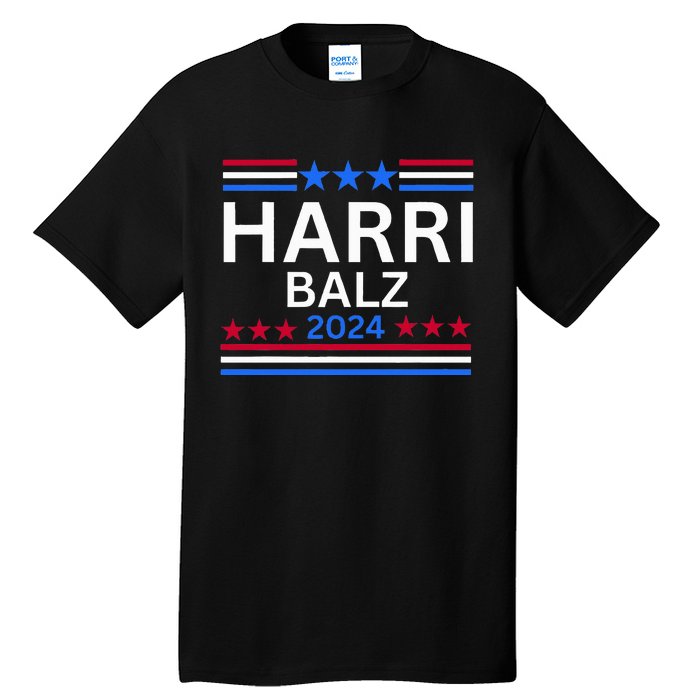 Harri Balz Funny Election Anti Harris Trump Tall T-Shirt