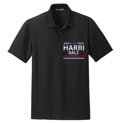 Harri Balz Funny Election Anti Harris Trump Dry Zone Grid Polo