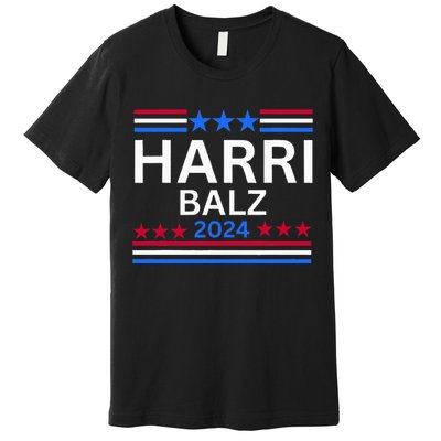 Harri Balz Funny Election Anti Harris Trump Premium T-Shirt