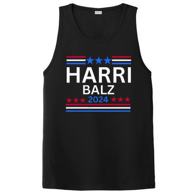 Harri Balz Funny Election Anti Harris Trump PosiCharge Competitor Tank