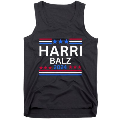 Harri Balz Funny Election Anti Harris Trump Tank Top