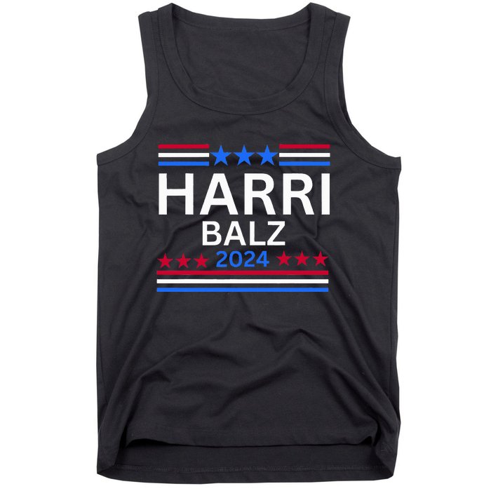 Harri Balz Funny Election Anti Harris Trump Tank Top