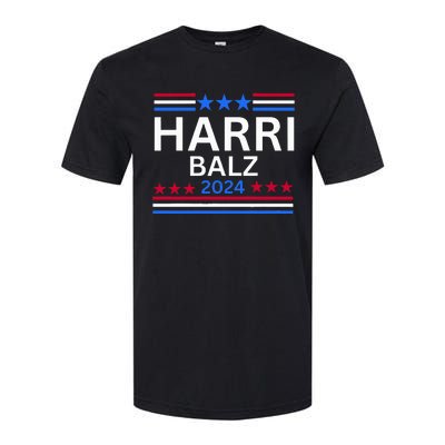 Harri Balz Funny Election Anti Harris Trump Softstyle CVC T-Shirt