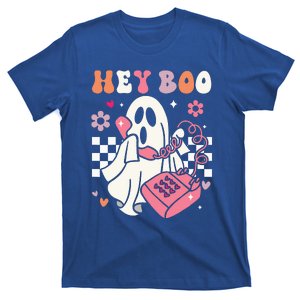 Hey Boo Groovy Cute Ghost Funny Halloween T-Shirt