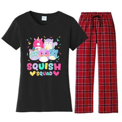 Happy Birthday Girl Squish Squad Mallow Women's Flannel Pajama Set