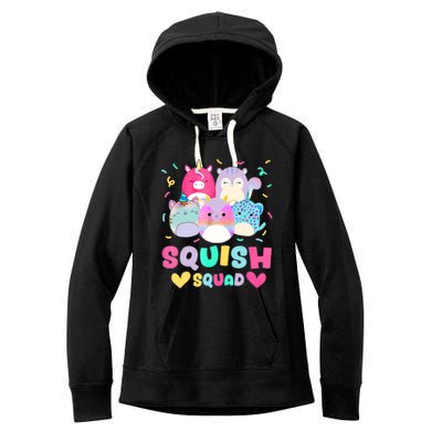 Happy Birthday Girl Squish Squad Mallow Women's Fleece Hoodie