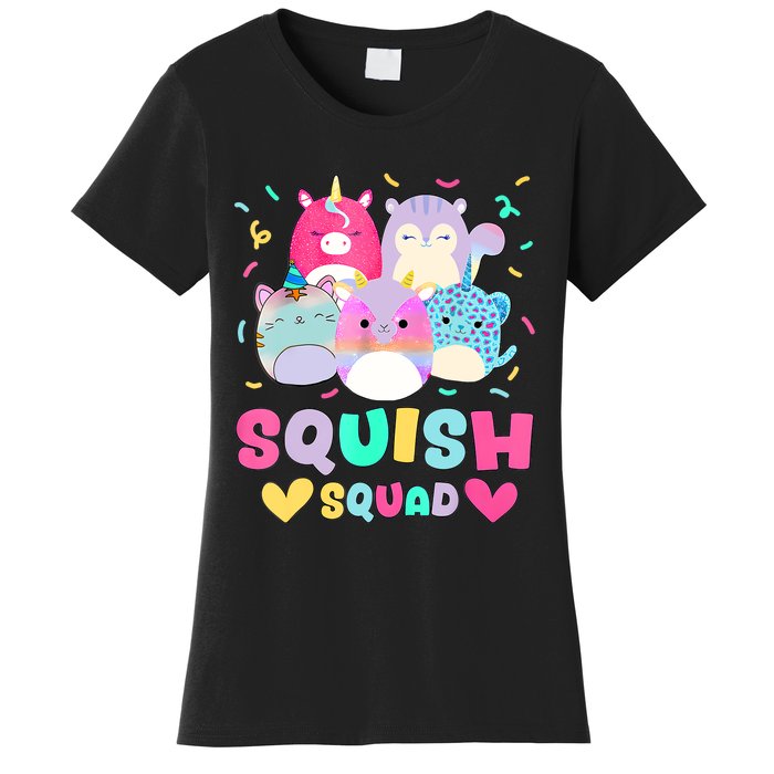 Happy Birthday Girl Squish Squad Mallow Women's T-Shirt