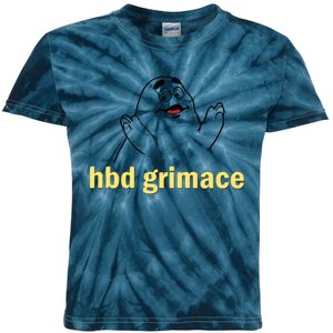 Happy Birthday Grimace Birthday Grimace Birthday Kids Tie-Dye T-Shirt