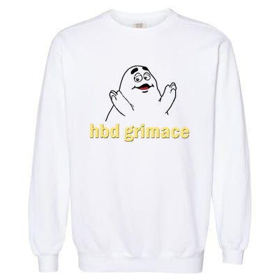 Happy Birthday Grimace Birthday Grimace Birthday Garment-Dyed Sweatshirt