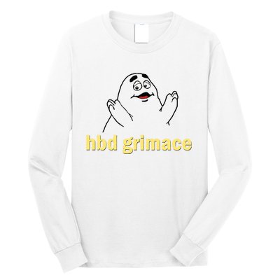 Happy Birthday Grimace Birthday Grimace Birthday Long Sleeve Shirt