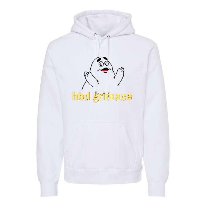 Happy Birthday Grimace Birthday Grimace Birthday Premium Hoodie