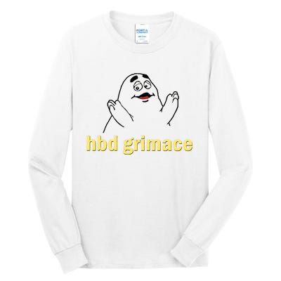 Happy Birthday Grimace Birthday Grimace Birthday Tall Long Sleeve T-Shirt