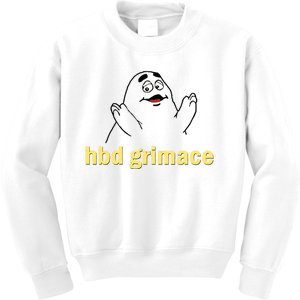 Happy Birthday Grimace Birthday Grimace Birthday Kids Sweatshirt