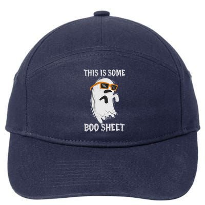 Halloween Boo Ghost Costume This Is Some Boo Sheet Gift 7-Panel Snapback Hat