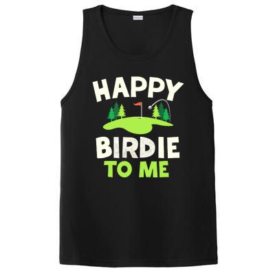 Happy Birdie Golfer Funny Golf Birthday Gift PosiCharge Competitor Tank