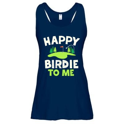 Happy Birdie Golfer Funny Golf Birthday Gift Ladies Essential Flowy Tank