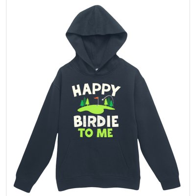 Happy Birdie Golfer Funny Golf Birthday Gift Urban Pullover Hoodie