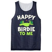 Happy Birdie Golfer Funny Golf Birthday Gift Mesh Reversible Basketball Jersey Tank