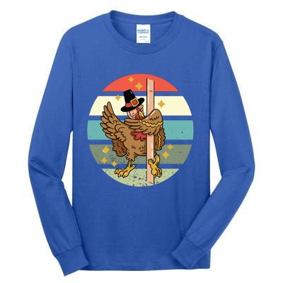 Holiday Bird Gift Tall Long Sleeve T-Shirt