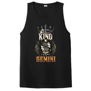 Happy Birthday Gemini King Black King Zodiac Birthday PosiCharge Competitor Tank