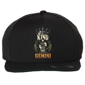 Happy Birthday Gemini King Black King Zodiac Birthday Wool Snapback Cap