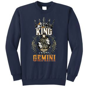 Happy Birthday Gemini King Black King Zodiac Birthday Sweatshirt