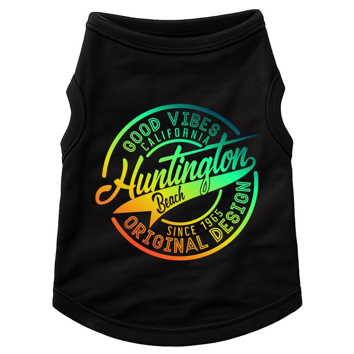 Huntington Beach Good Vibes Original Design Doggie Tank