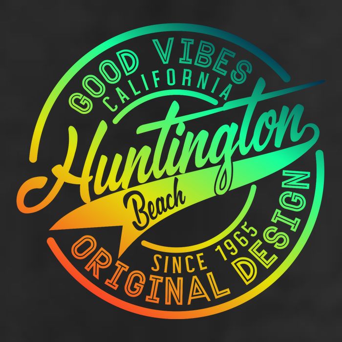 Huntington Beach Good Vibes Original Design 15oz Campfire Ceramic Mug