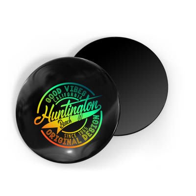 Huntington Beach Good Vibes Original Design Magnet