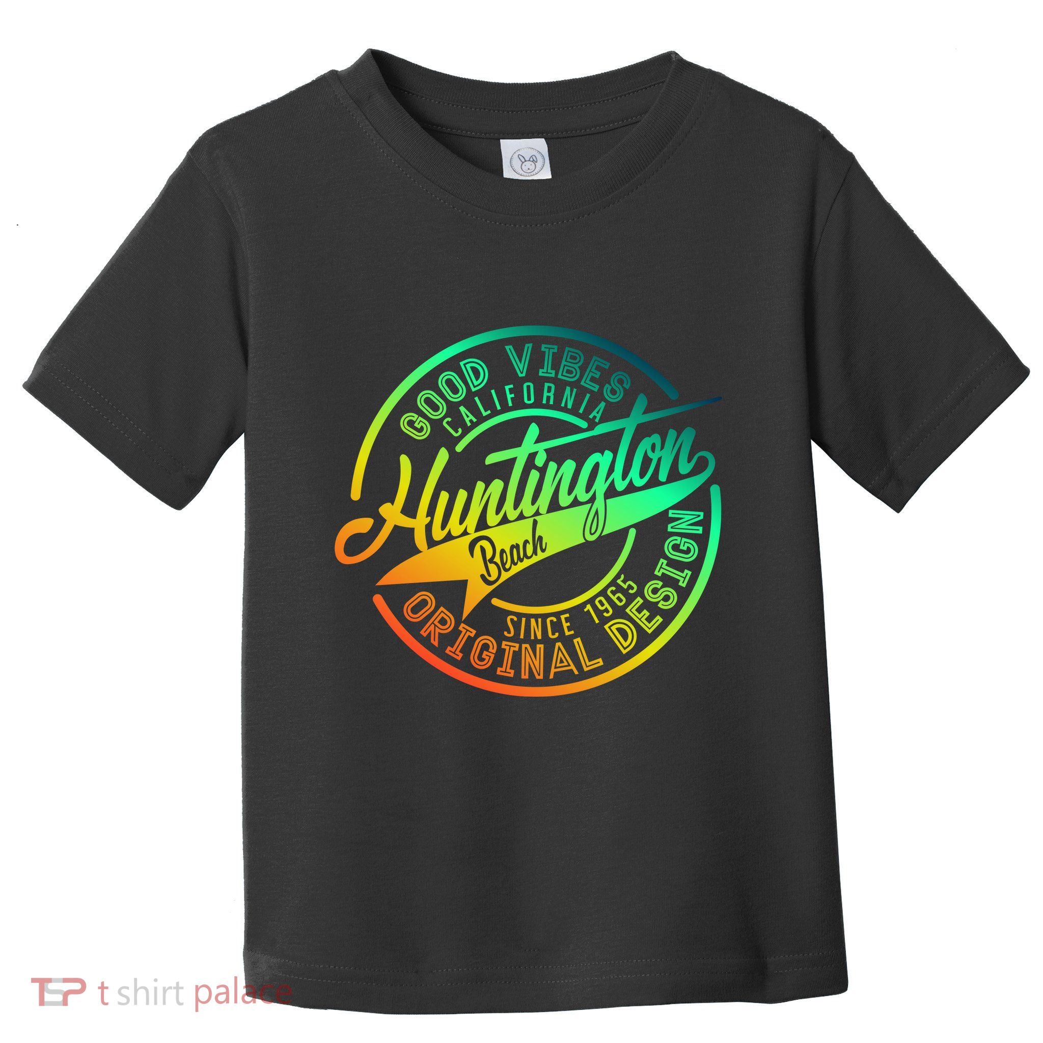Huntington Beach Good Vibes Original Design Toddler T-Shirt