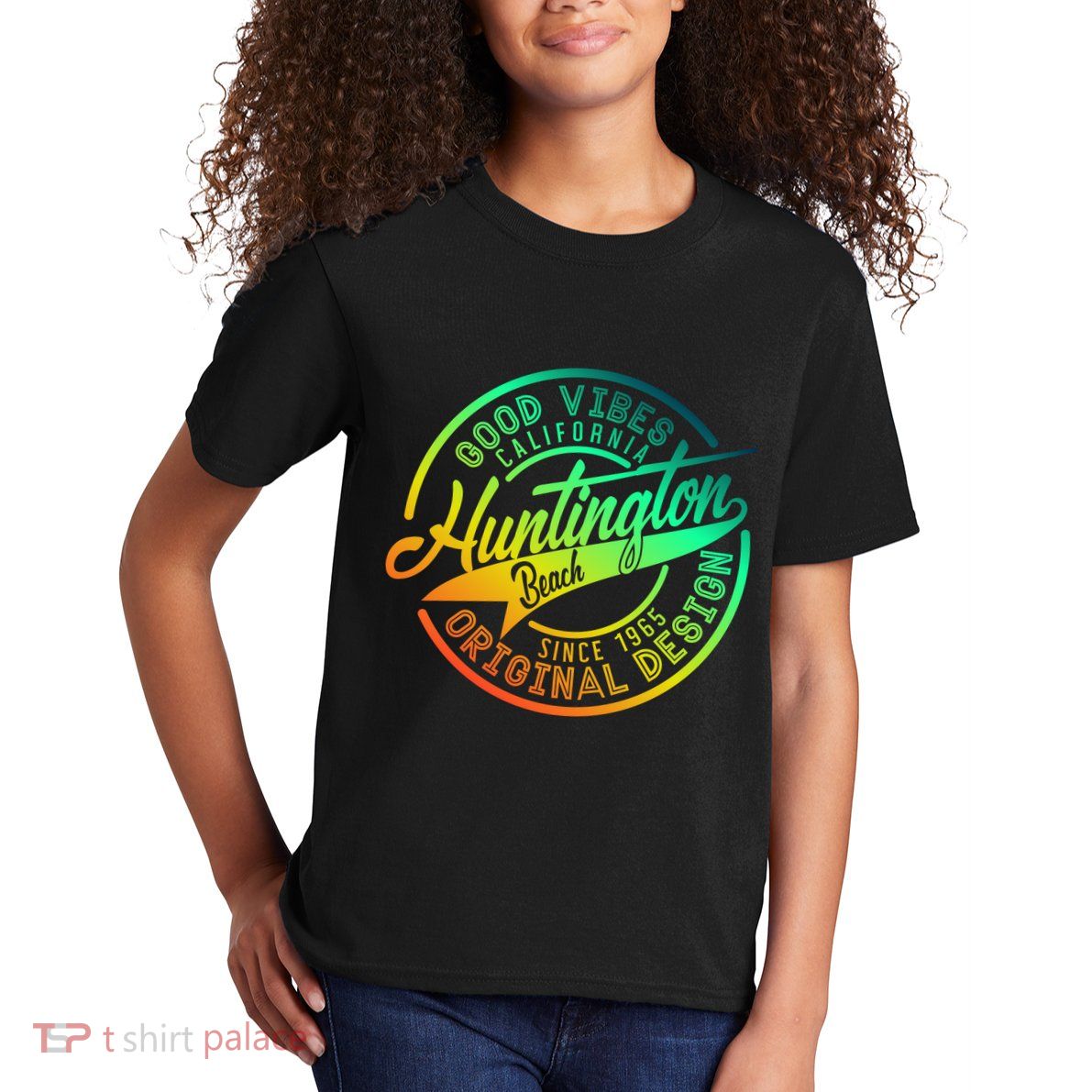 Huntington Beach Good Vibes Original Design Kids T-Shirt