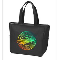 Huntington Beach Good Vibes Original Design Zip Tote Bag
