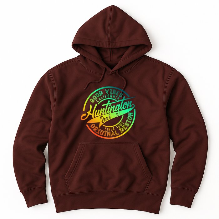 Huntington Beach Good Vibes Original Design Hoodie