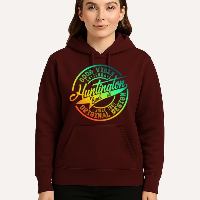 Huntington Beach Good Vibes Original Design Hoodie