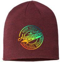 Huntington Beach Good Vibes Original Design Sustainable Beanie