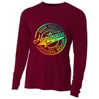 Huntington Beach Good Vibes Original Design Cooling Performance Long Sleeve Crew