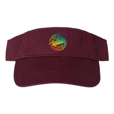Huntington Beach Good Vibes Original Design Valucap Bio-Washed Visor