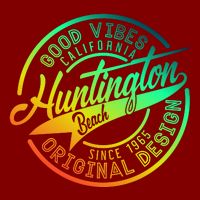 Huntington Beach Good Vibes Original Design Visor