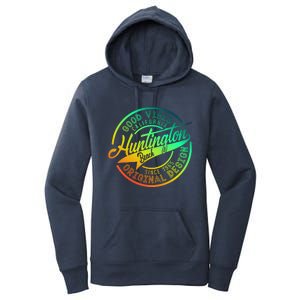 Huntington Beach Good Vibes Original Design Women's Pullover Hoodie