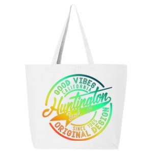 Huntington Beach Good Vibes Original Design 25L Jumbo Tote