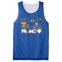 Happy Bee Gnome Honey Lover Beekeeping Gift Mesh Reversible Basketball Jersey Tank