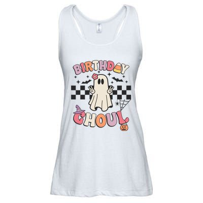 Halloween Birthday Ghoul Bday Party Anniversary Ladies Essential Flowy Tank