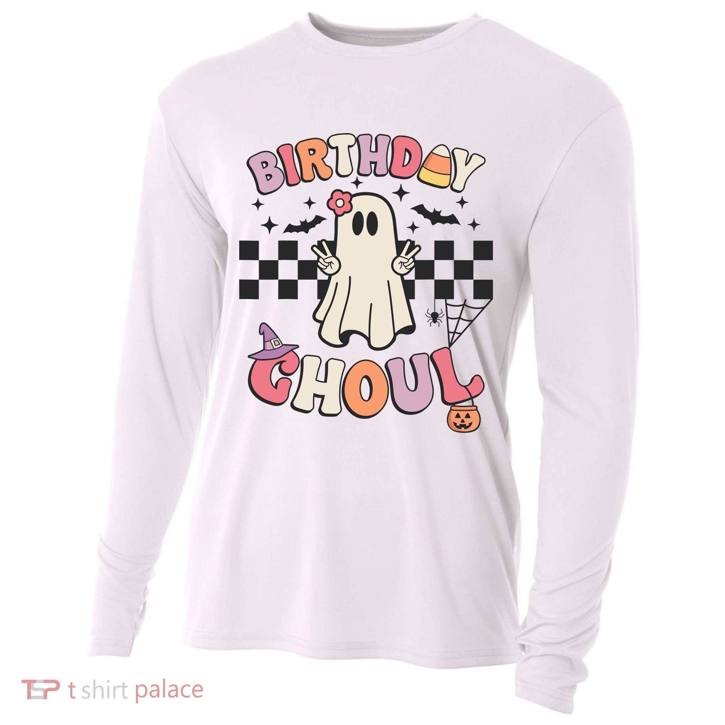 Halloween Birthday Ghoul Bday Party Anniversary Cooling Performance Long Sleeve Crew