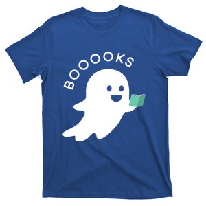 Halloween Booooks Ghost Reading Boo Read Books Library Great Gift T-Shirt