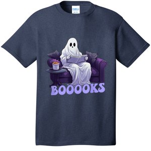 Halloween Boooks Ghost Reading Book Sofa Book Worm  Wo T-Shirt